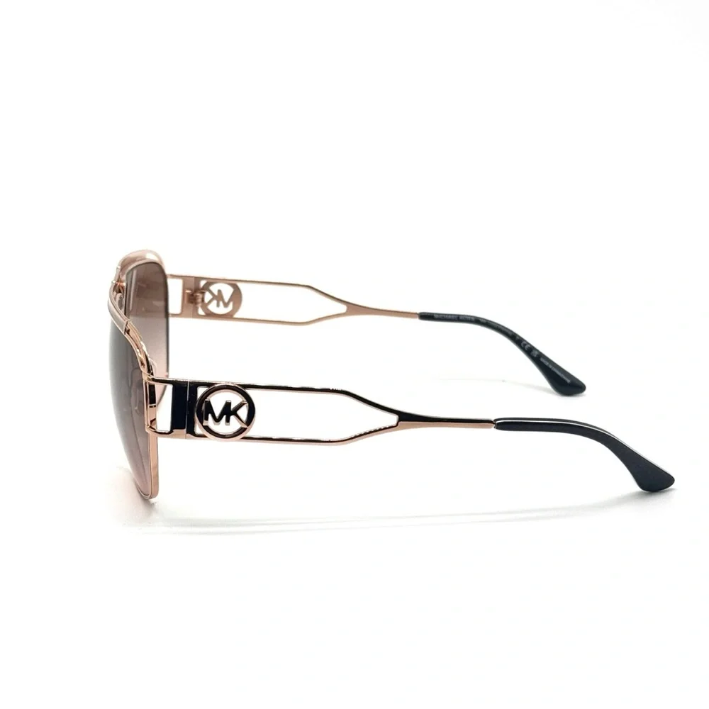 Michael Kors Vienna Rose Gold Aviator Sunglasses with Gradient Lenses MK1102 - Picture 5 of 11